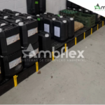 Contenções flexíveis em PEAD