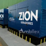 Bacia de contenção para geradores