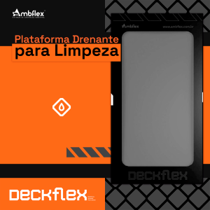 DECKFLEX - PLATAFORMA DRENANTE PARA LIMPEZA