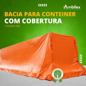 Bacia de contenção para Contêiner com Cobertura - COD 506