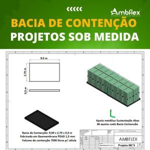 BACIA DE CONTENÇÃO SOB MEDIDA